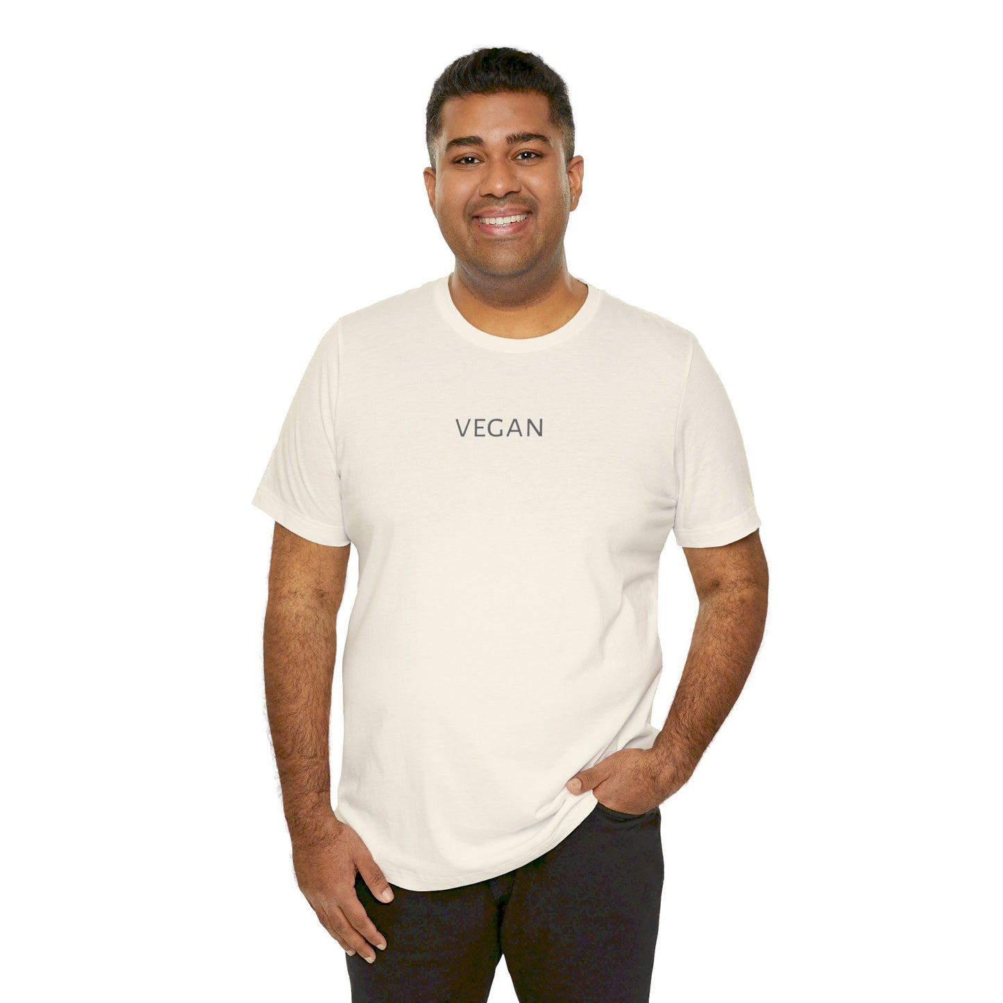 Simple Vegan Tee Shirt in Light Colors | Unisex | Sustainable T Shirt | Ethical