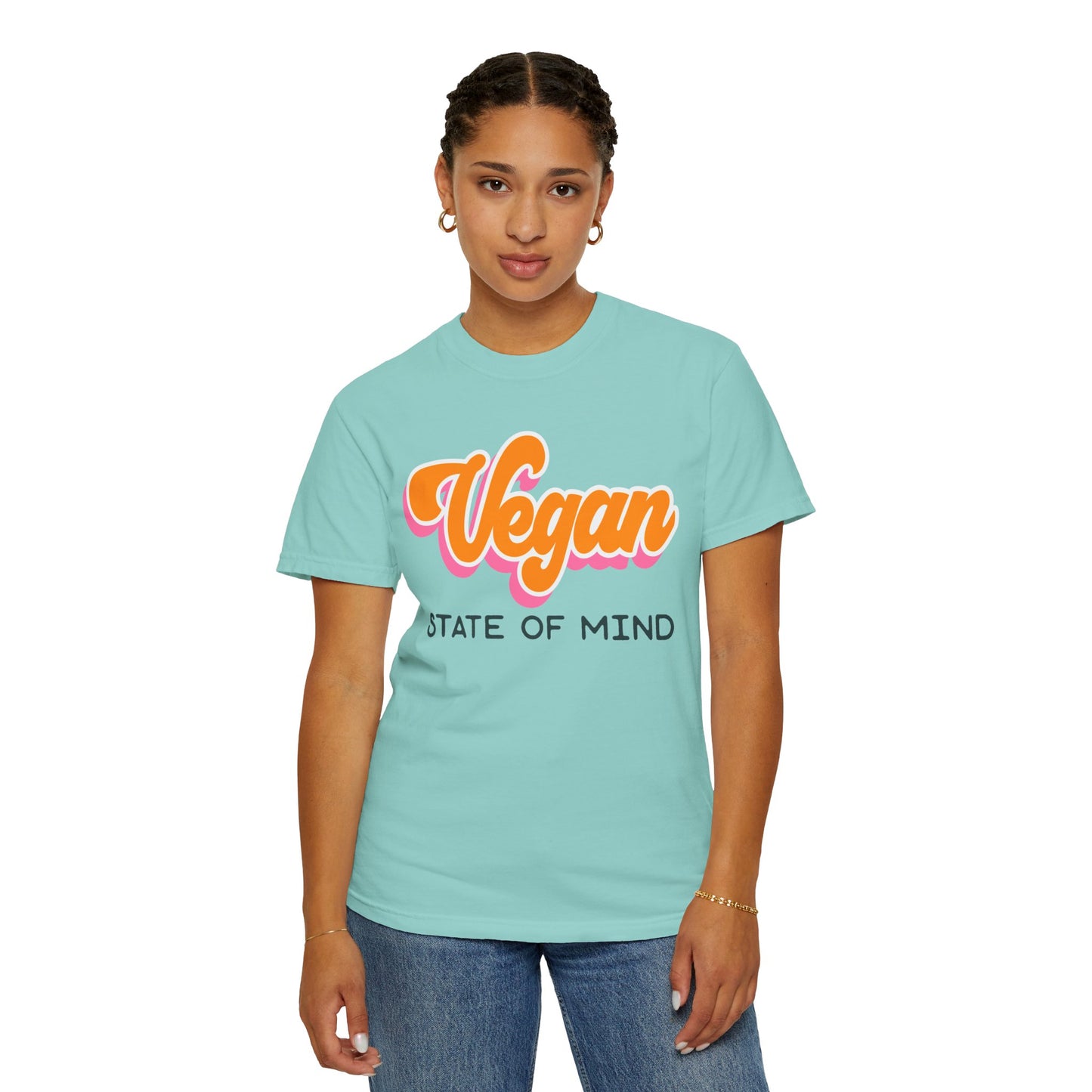 A Vegan State of Mind Tee in Summer Colors {Unisex}