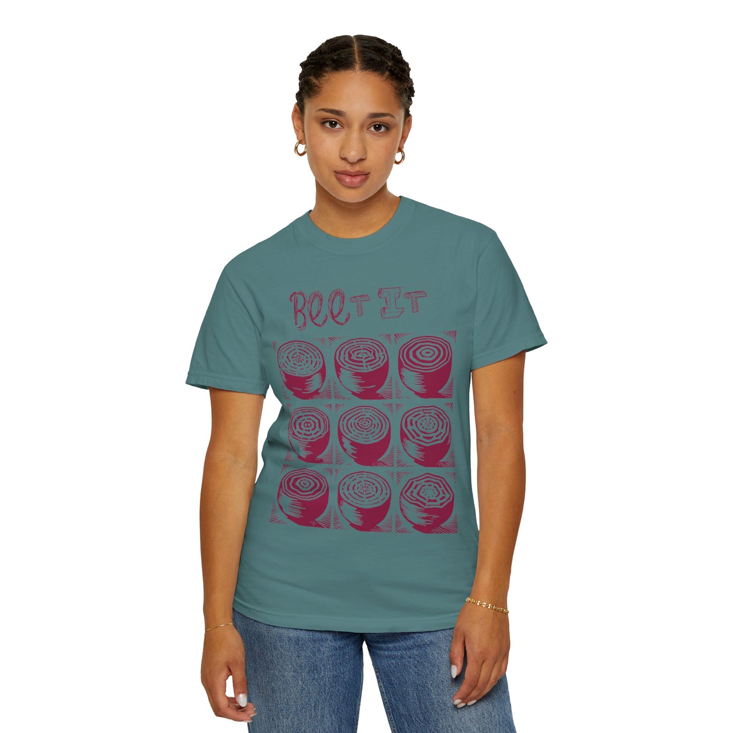 Beet It Vegan Tee Shirt in Light Colors {Unisex}