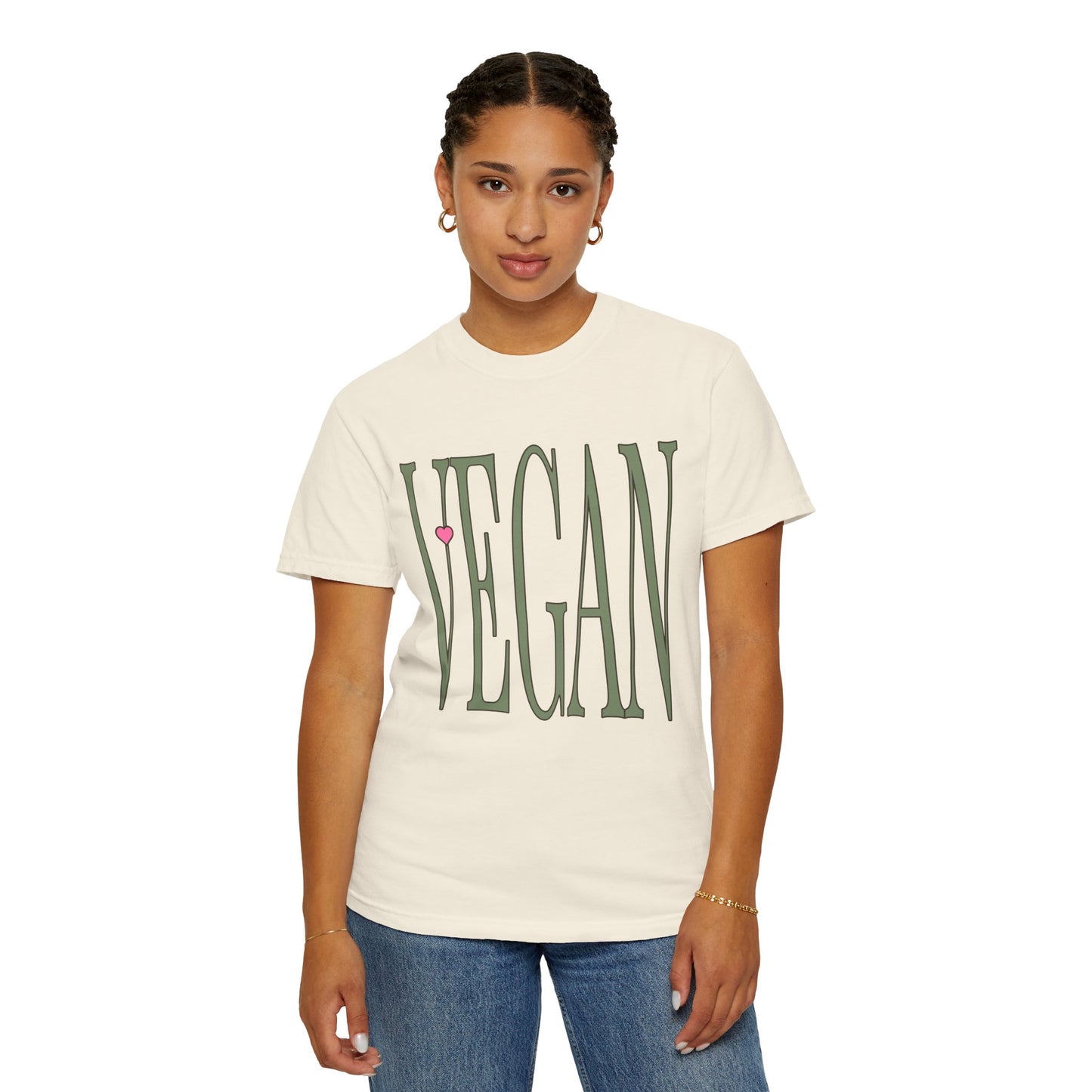 Simple Vegan Tee Shirt in Lighter Colors {Unisex}