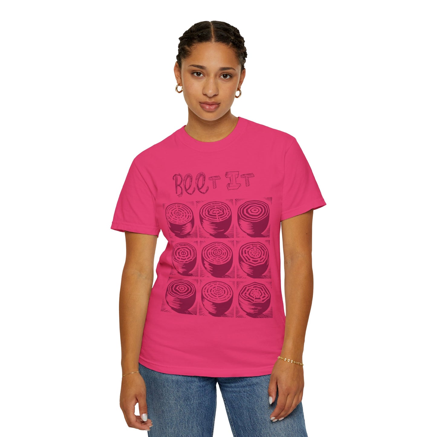 Beet It Vegan Tee Shirt in Light Colors {Unisex}