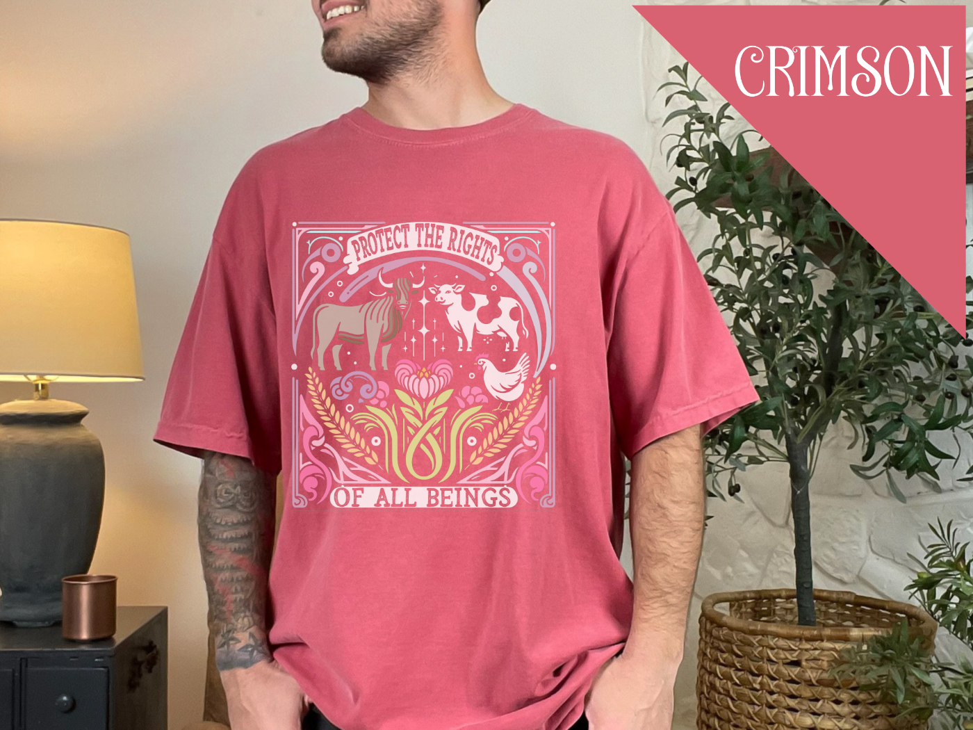 Protect the Rights of All Beings in Dark Colors {Unisex}