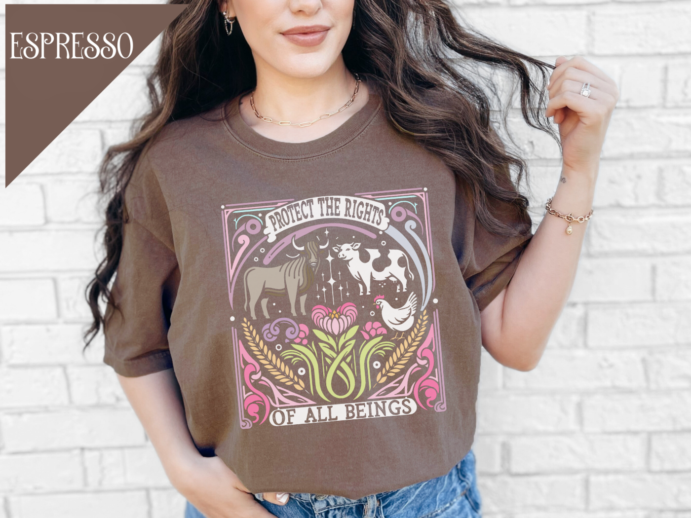 Protect the Rights of All Beings in Dark Colors {Unisex}