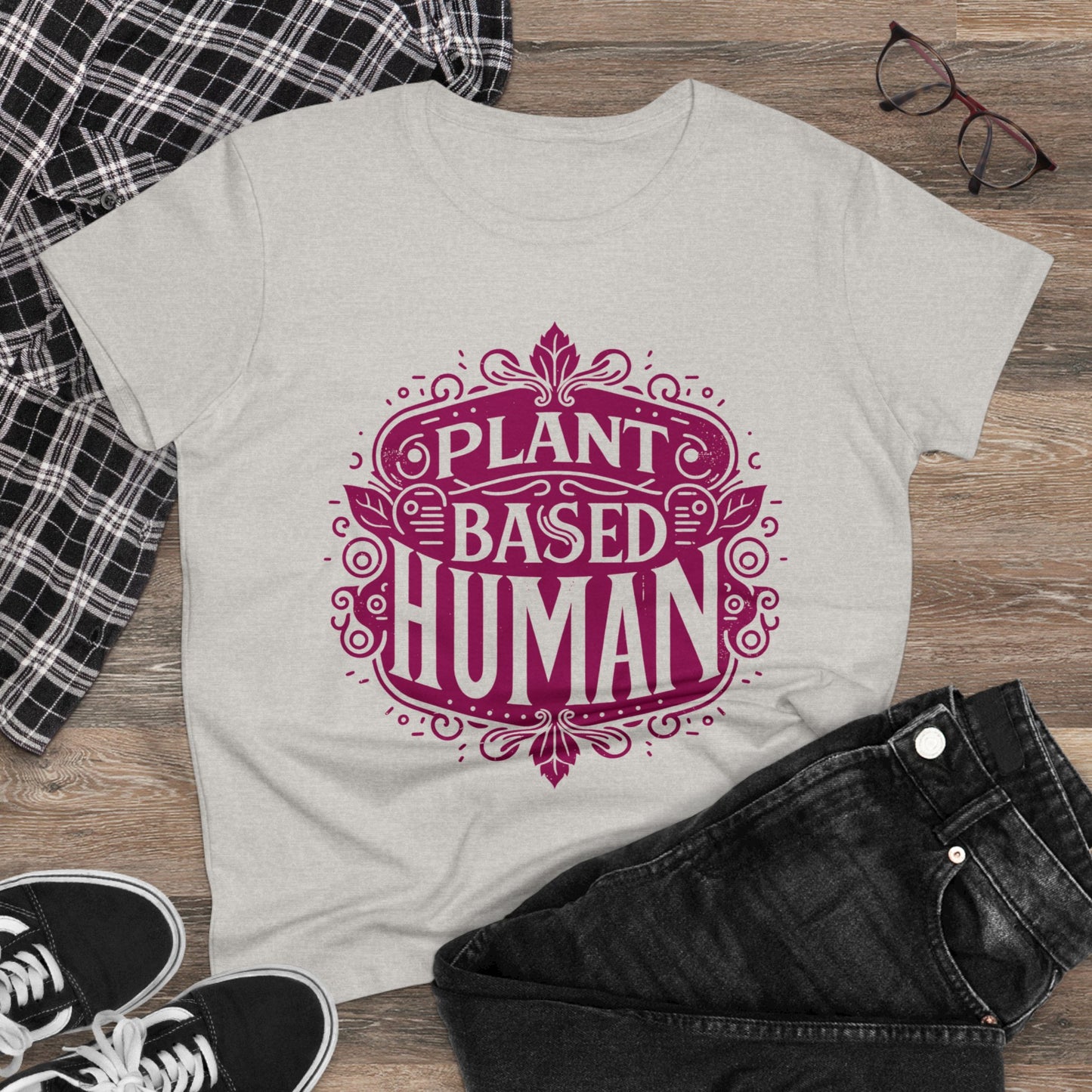 Plant Based Human Vegan T-Shirt {Women's}
