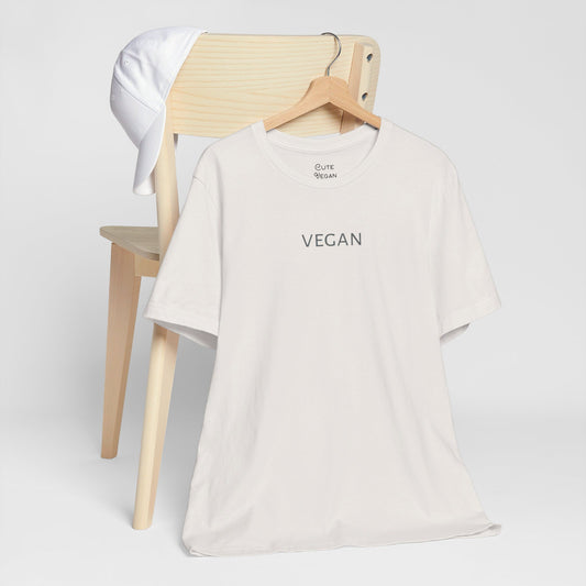 Simple Vegan Tee Shirt in Light Colors | Unisex | Sustainable T Shirt | Ethical