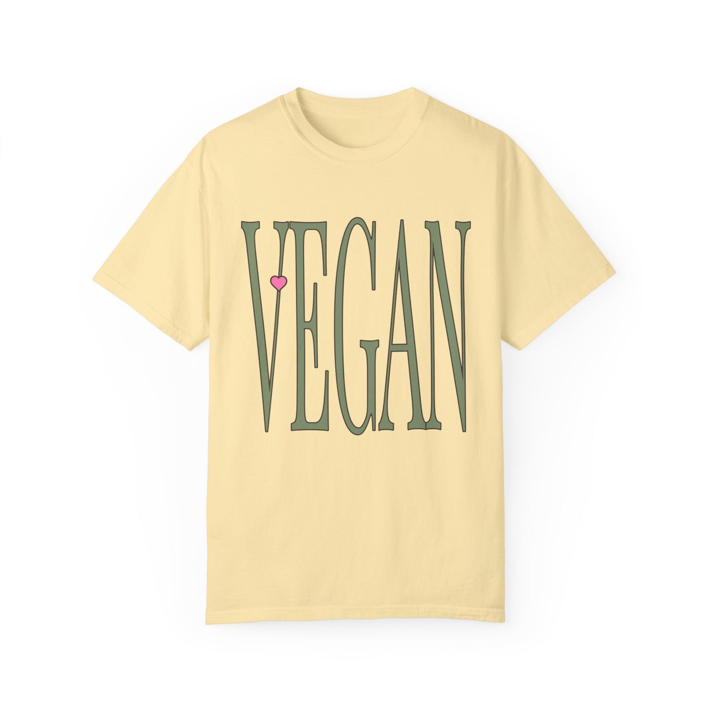 Simple Vegan Tee Shirt in Lighter Colors {Unisex}