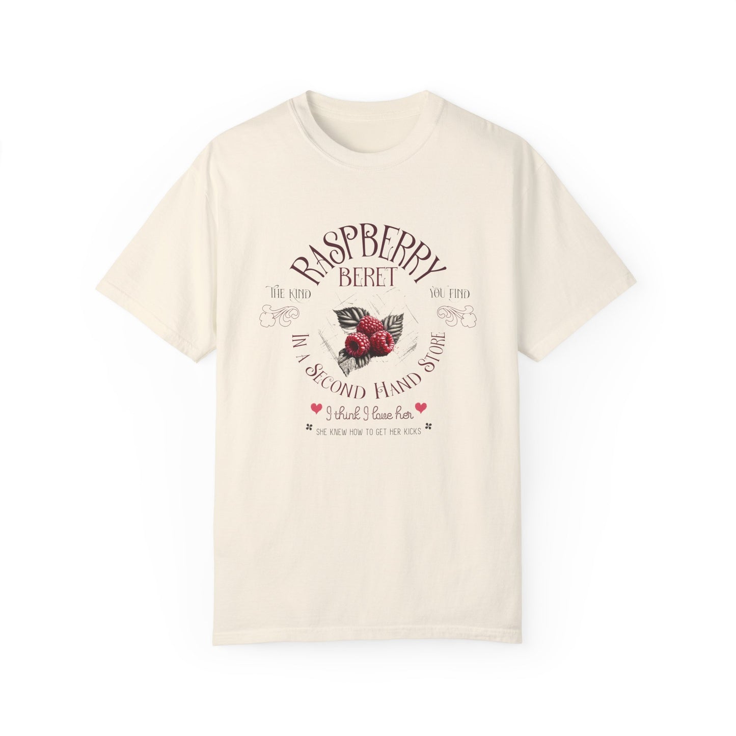 Raspberry Beret Vegan Tee in Light Colors