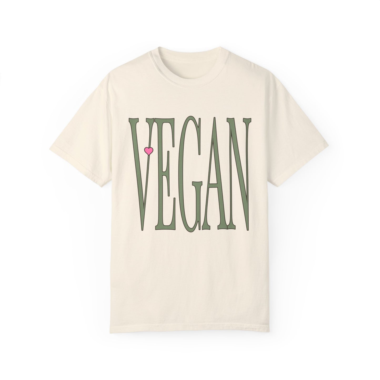 Simple Vegan Tee Shirt in Lighter Colors {Unisex}