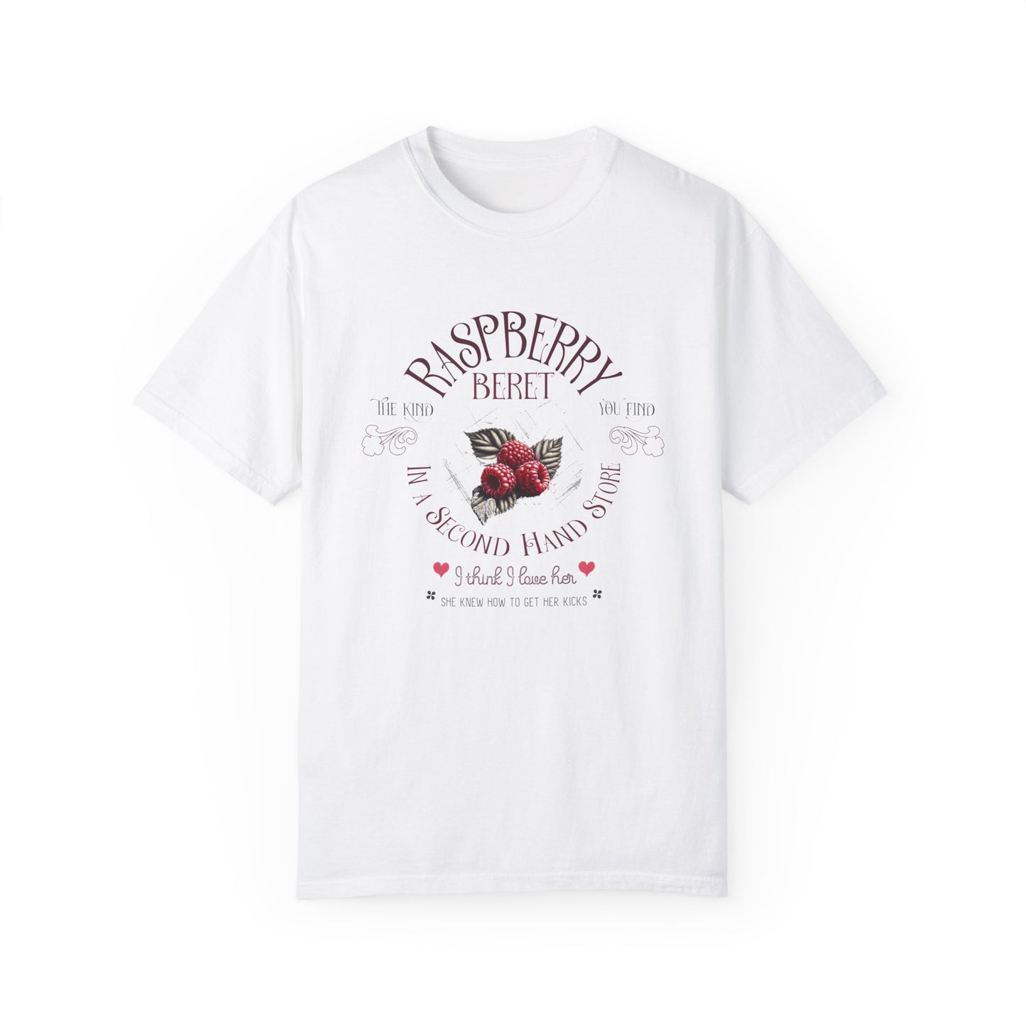 Raspberry Beret Vegan Tee in Light Colors