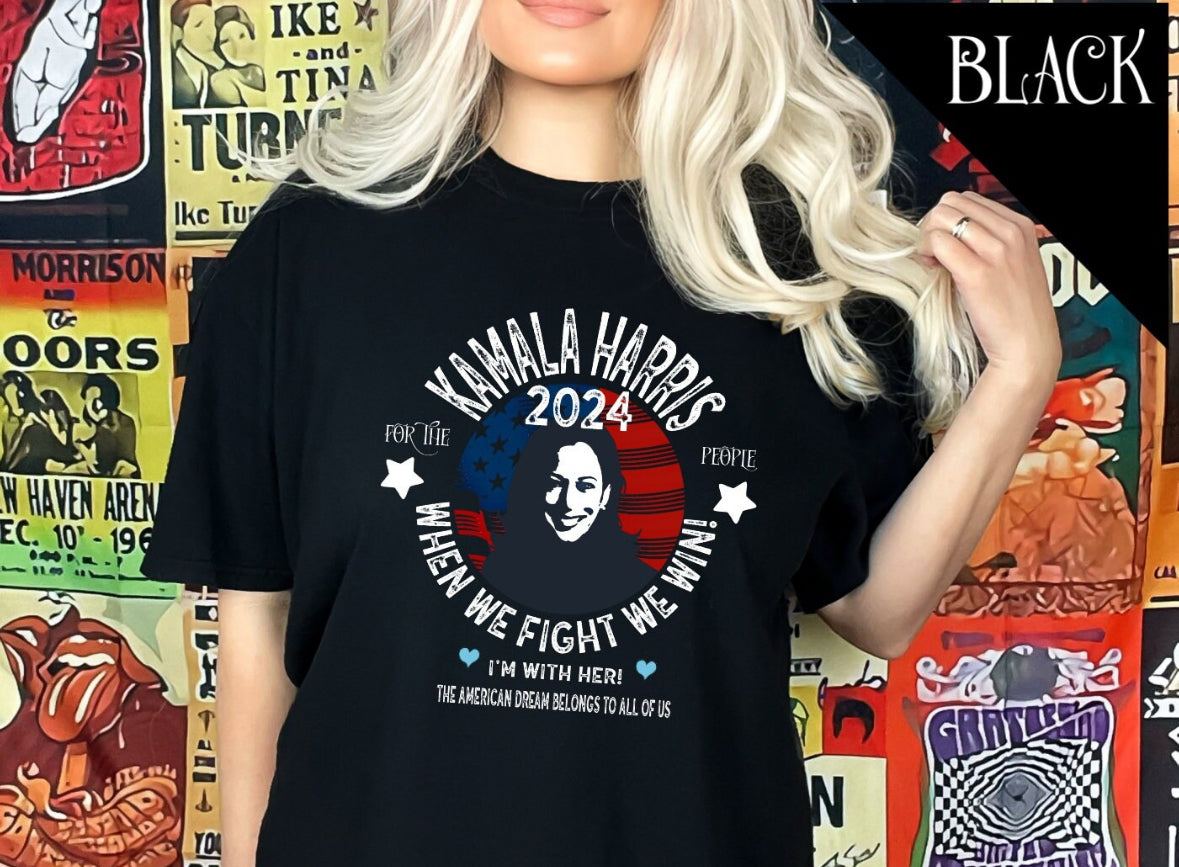 Kamala Harris for US President 2024 Tee Shirt