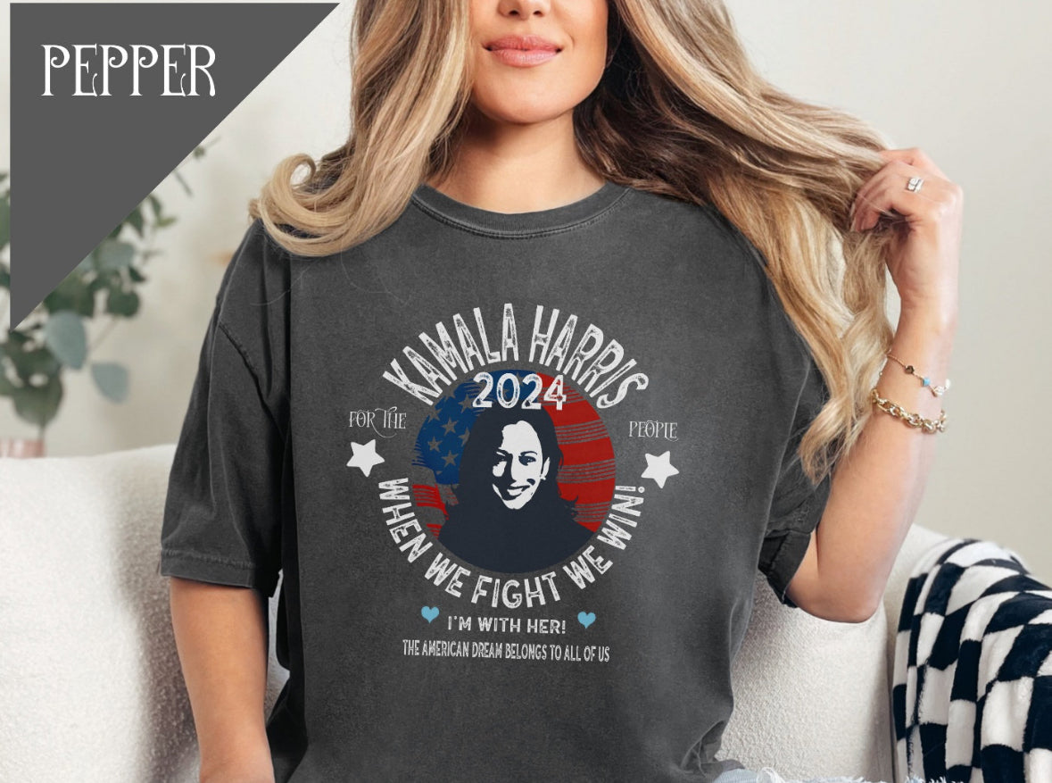 Kamala Harris for US President 2024 Tee Shirt