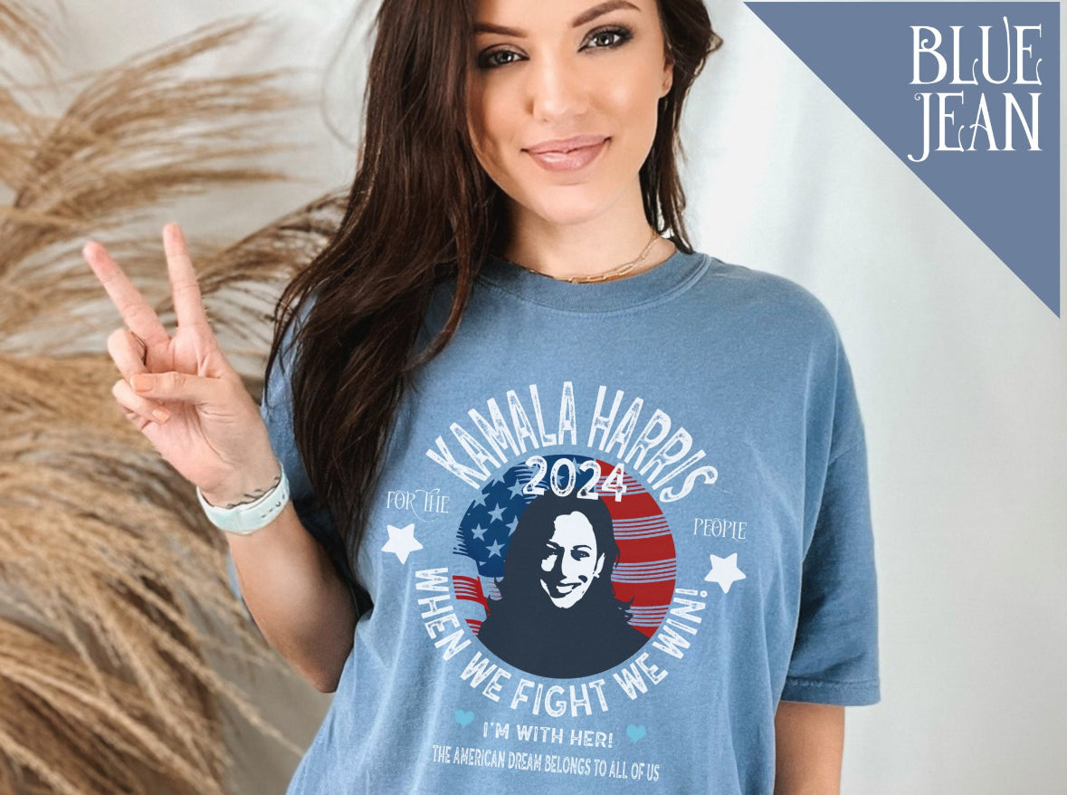 Kamala Harris for US President 2024 Tee Shirt