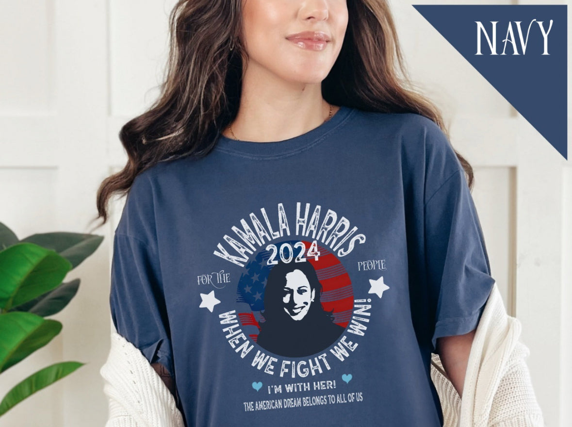 Kamala Harris for US President 2024 Tee Shirt